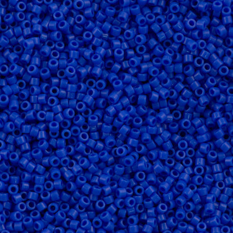 25g Miyuki Delica Seed Bead 11/0 Opaque Lapis DB1138