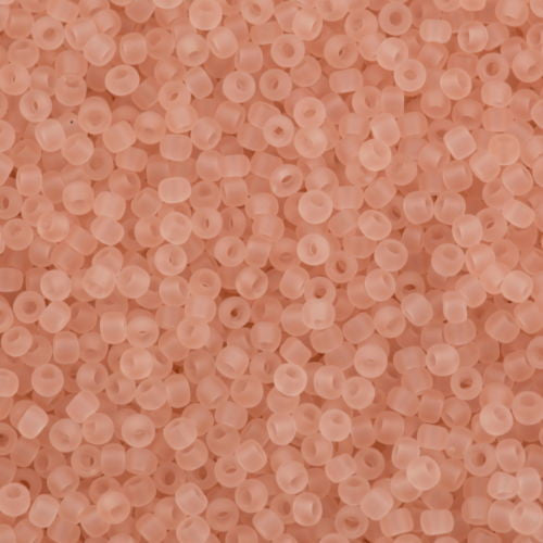 Toho Round Seed Bead 11/0 Transparent Matte Rosaline 19g Tube (11F)