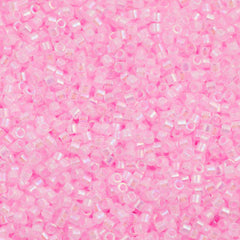 Miyuki Delica Seed Bead 10/0 Lined Pale Pink 7g Tube DBM55