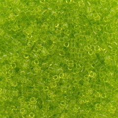 25g Miyuki Delica Seed Bead 11/0 Transparent Lime Green DB712