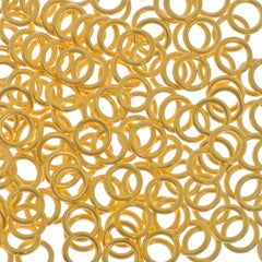 144pc Jump Ring 5mm Gold Plated I.D. 3.3mm