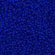 Toho Round Seed Bead 11/0 Opaque Matte Cobalt 2.5-inch Tube (48F)