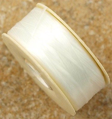 Size F Nymo Nylon White Thread 43 yard bobbin
