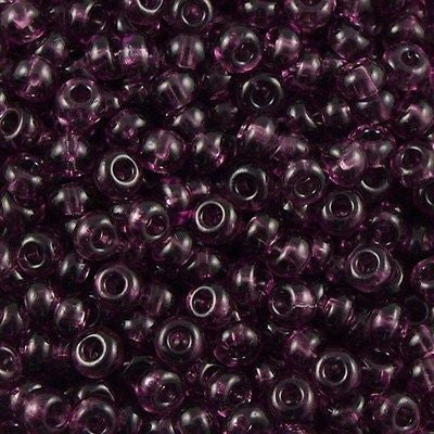 Czech Seed Bead 6/0 Transparent Amethyst 50g (20060)