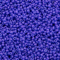 Miyuki Round Seed Bead 11/0 Opaque Dyed Purple 22g Tube (1477)