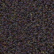 Miyuki Round Seed Bead 15/0 Dark Amethyst Lined Topaz 2-inch Tube (1839)