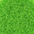 Miyuki Delica Seed Bead 11/0 Matte Transparent Dark Peridot 2-inch Tube DB1266