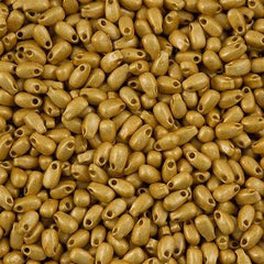 Miyuki Long Drop Seed Bead Duracoat Matte Galvanized Gold 24g Tube (4202F)