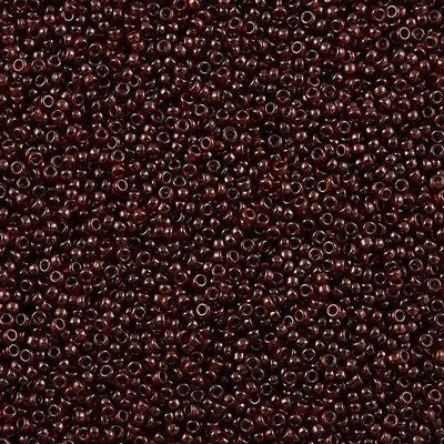 Miyuki Round Seed Bead 15/0 Ruby Gold Luster 2-inch Tube (304)