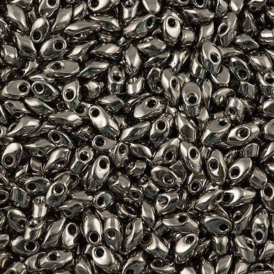 Miyuki Long Magatama Seed Bead Nickel Plated 15g LM-190