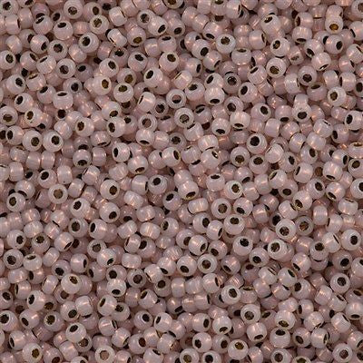 Toho Round Seed Bead 8/0 Copper Lined Alabaster 2.5-inch tube (741)