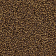 Miyuki Round Seed Bead 15/0 Metallic Light Bronze 2-inch Tube (457L)