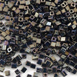 Miyuki 3mm Cube Seed Bead Metallic Brown 19g Tube (458)