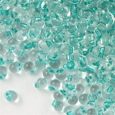 Miyuki Drop Fringe Seed Bead Crystal Lined Green 10g (38)