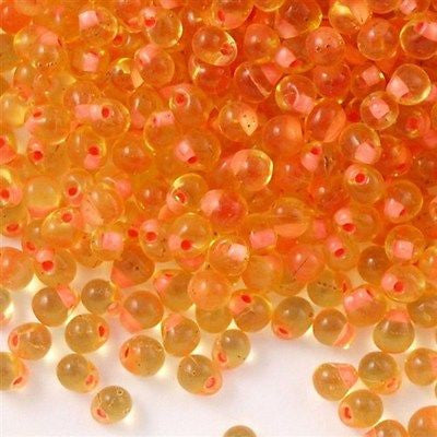Miyuki Drop Fringe Seed Bead Topaz Lined Coral 24g Tube (9)