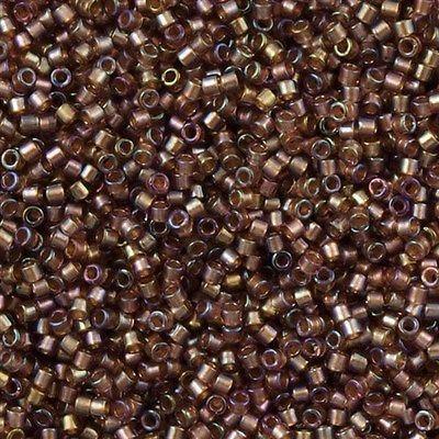 25g Miyuki Delica Seed Bead 11/0 Inside Dyed Color Amethyst Mauve DB1759