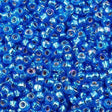 50g Miyuki Round Seed Bead 11/0 Silver Lined Sapphire AB 11-1019