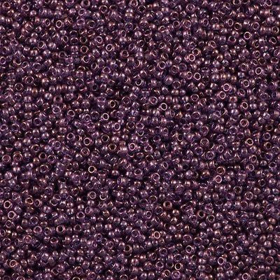 Miyuki Round Seed Bead 15/0 Lilac Gold Luster 2-inch Tube (312)
