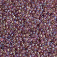 Toho Round Seed Beads 6/0 Transparent Light Amethyst AB 2.5-inch tube (166)