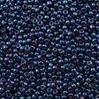 Toho Round Seed Bead 11/0 Metallic Navy Iris 2.5-inch Tube (88)
