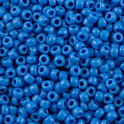 Toho Round Seed Beads 6/0 Opaque Cornflower 2.5-inch tube (43D)