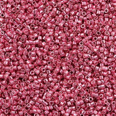 Miyuki Delica Seed Bead 11/0 Galvanized Pink 2-inch Tube DB420
