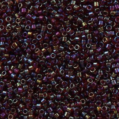 25g Miyuki Delica Seed Bead 11/0 Ruby Cherry DB1751