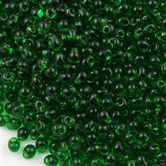Miyuki Drop Fringe Seed Bead Transparent Green 24g Tube (146)