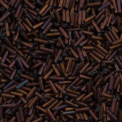 Miyuki 6mm Bugle Bead Matte Metallic Copper 5-inch Tube (2005)