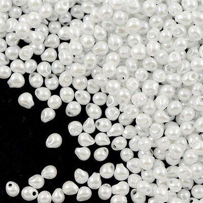 Miyuki Drop Fringe Seed Bead Ceylon White Pearl 10g (420)