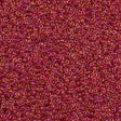 Miyuki Round Seed Bead 15/0 Dark Pink Lined Amber 2-inch Tube (363)