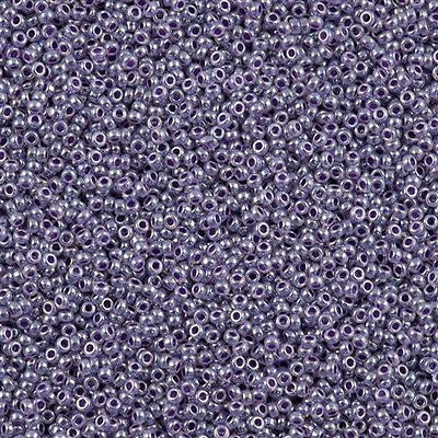 Miyuki Round Seed Bead 15/0 Purple Ceylon 2-inch Tube (525)