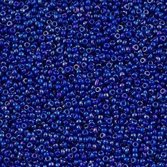 Miyuki Round Seed Bead 15/0 Opaque Royal Blue AB 2-inch Tube (484)