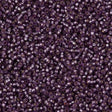Miyuki Round Seed Bead 15/0 Dyed Semi Matte Silver Lined Mulberry 2-inch Tube (1655)
