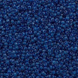 Toho Round Seed Bead 11/0 Inside Color Lined Aqua Capri 2.5-inch Tube (932)