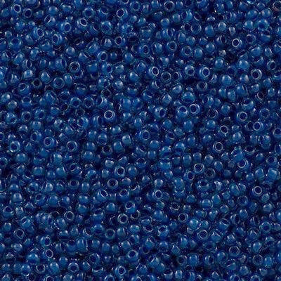 Toho Round Seed Bead 11/0 Inside Color Lined Aqua Capri 2.5-inch Tube (932)