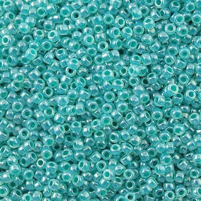 Toho Round Seed Bead 11/0 Ceylon Sea Green 2.5-inch Tube (920)