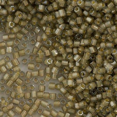 Toho Hex Seed Bead 11/0 Inside Color Lined Sand Crystal 7.2g Tube (369)
