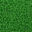 50g toho Round Seed Bead 8/0 Opaque Matte Shamrock (47DF)