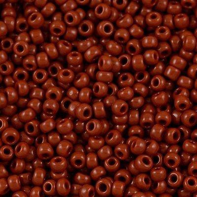 50g toho Round Seed Bead 8/0 Opaque Light Brown (46L)