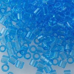 Miyuki Delica Seed Bead 8/0 Transparent Light Blue 6.7g Tube DBL706