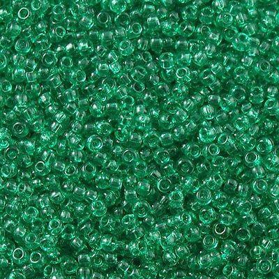 50g Toho Round Seed Bead 11/0 Transparent Soft Green (72)