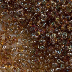 Super Duo 2x5mm Two Hole Beads Crystal Celsian 15g (00030Z)