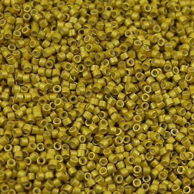 Miyuki Delica Seed Bead 11/0 Galvanized Matte Zest 2-inch Tube DB1154