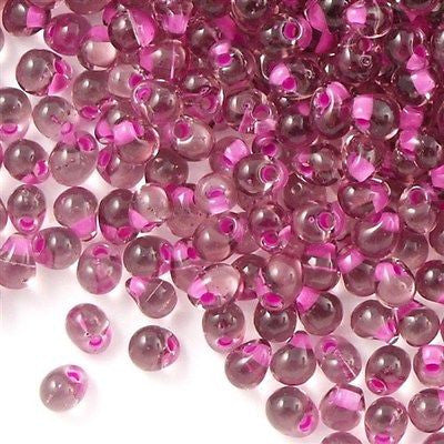 Miyuki Drop Fringe Seed Bead Raspberry Lined 10g (32)