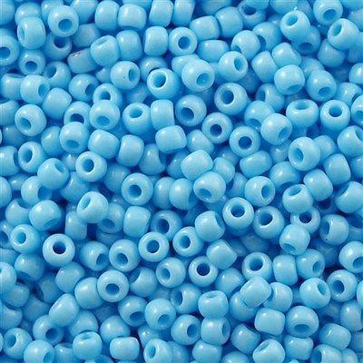 50g toho Round Seed Bead 8/0 Opaque Spring Blue (43)