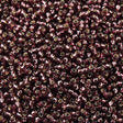 Miyuki Round Seed Bead 11/0 Silver Lined Dark Amethyst 22g Tube (13)