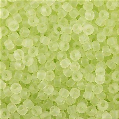 50g Toho Round Seed Bead 11/0 Transparent Matte Citrus Spritz (15F)