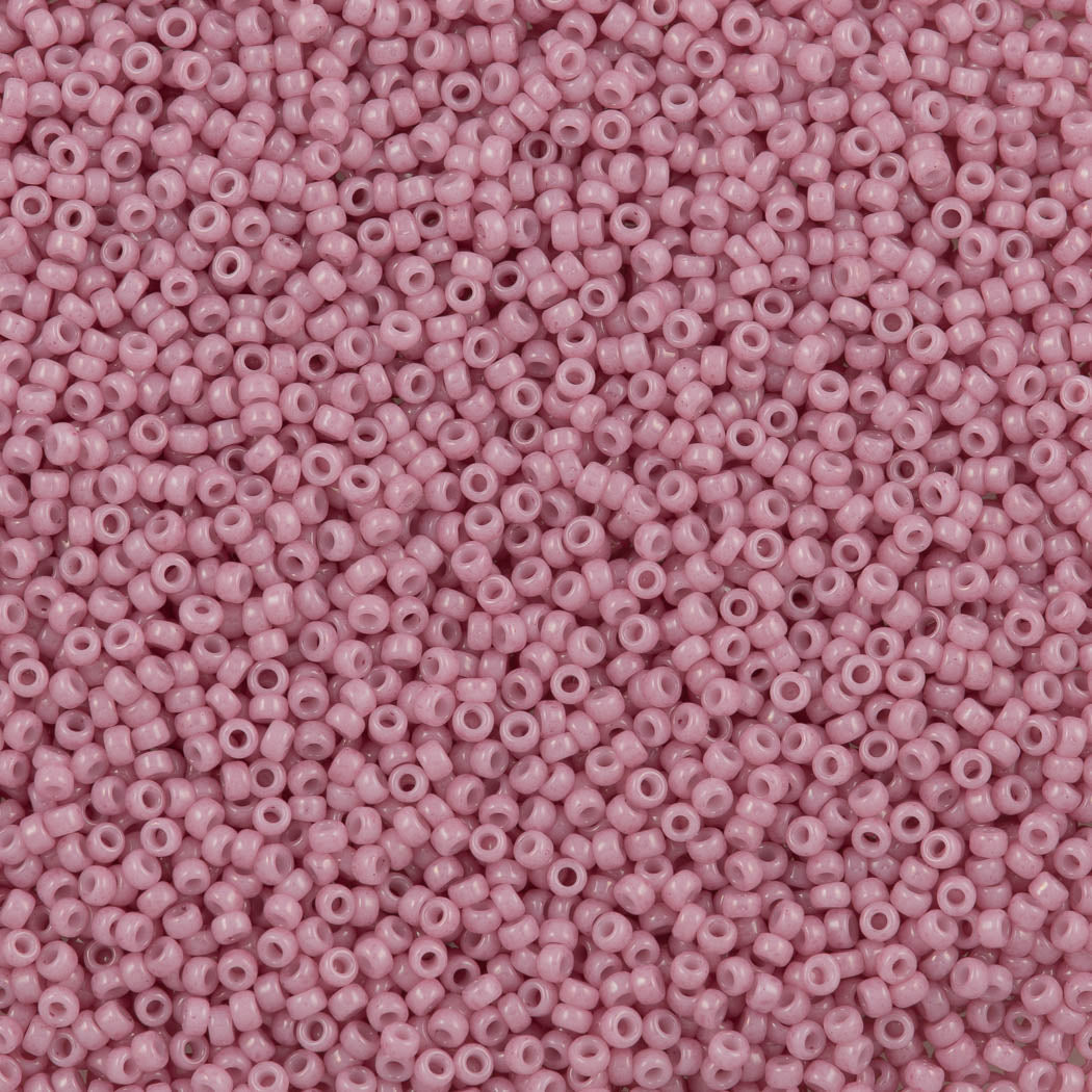 Miyuki Round Seed Bead 15/0 Opaque Rose Luster (599)