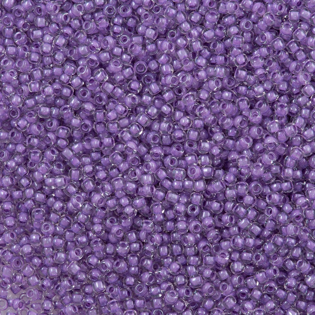 50g Toho Round Seed Bead 11/0 Inside Color Lined Wisteria (935)